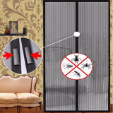 Magnetic-Door-Curtain-Mosquito-proof-Screen-Door-Curtain,-Size:190x100cm(Coffee)