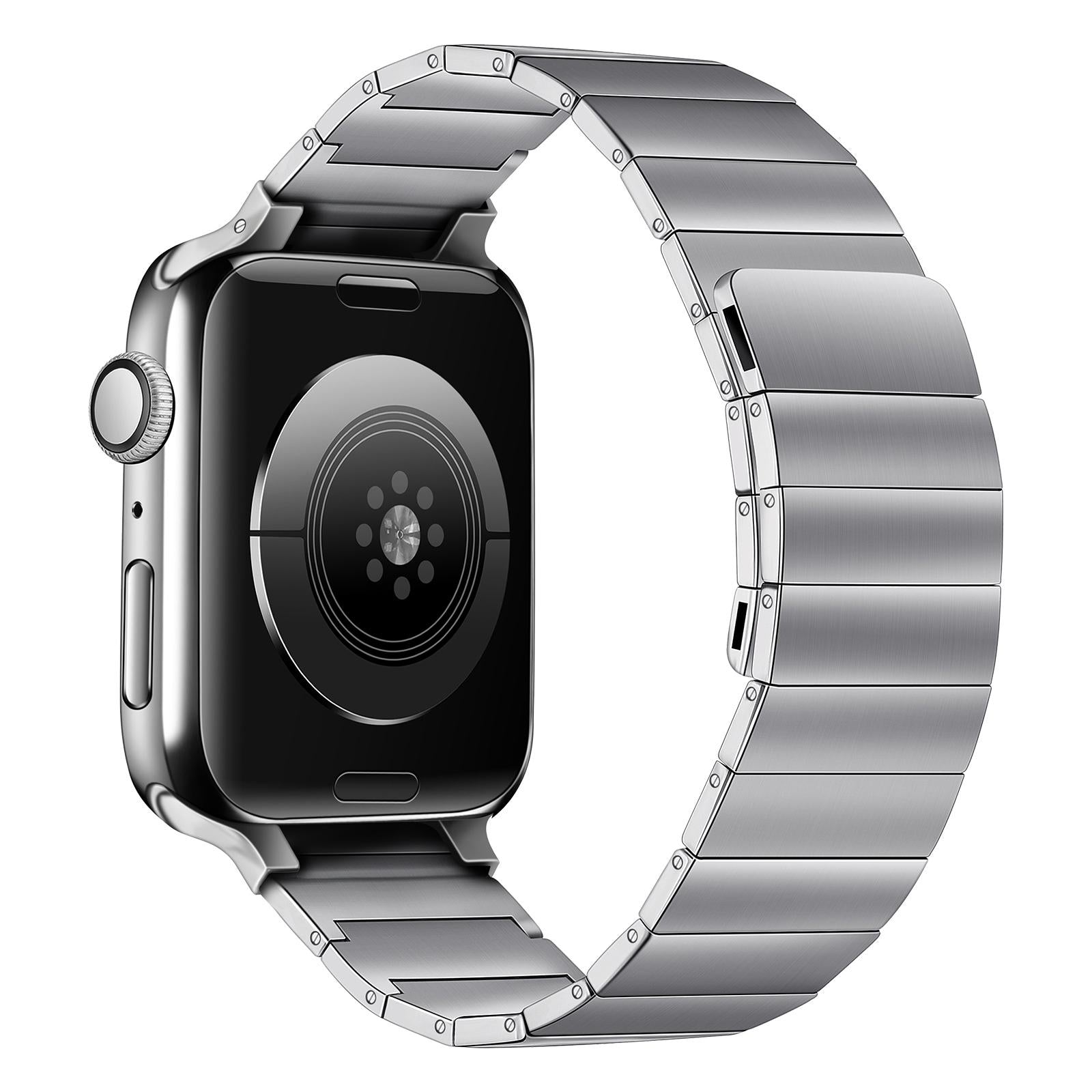 Magnetic-Steel-Watch-Band-For-Apple-Watch-Ultra-49mm&Watch-Ultra-2-49mm-/-Series-9&8&7-45mm-/-SE-3&SE-2&6&SE&5&4-44mm-/-3&2&1-42mm(Silver)