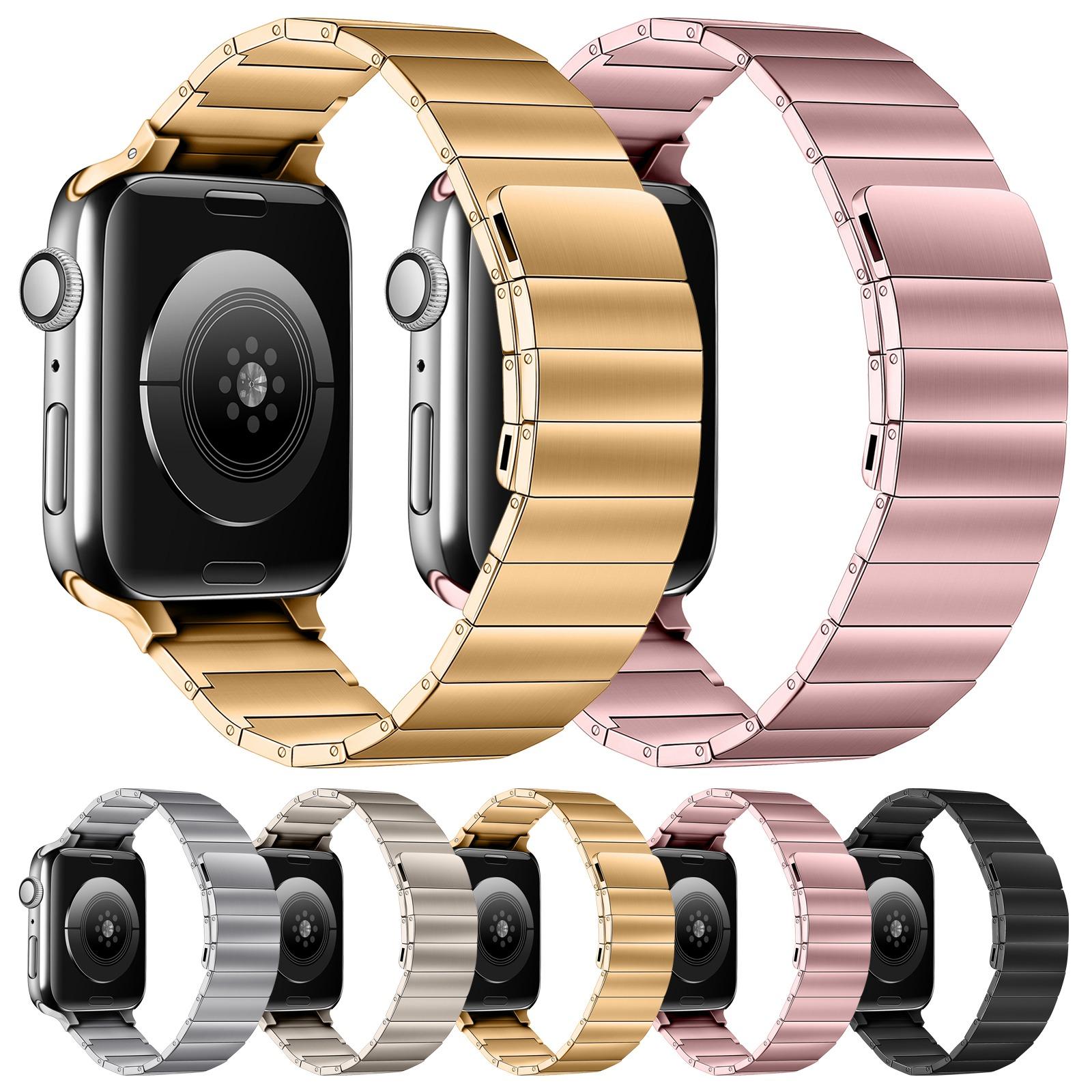 Magnetic-Steel-Watch-Band-For-Apple-Watch-Ultra-49mm&Watch-Ultra-2-49mm-/-Series-9&8&7-45mm-/-SE-3&SE-2&6&SE&5&4-44mm-/-3&2&1-42mm(Silver)
