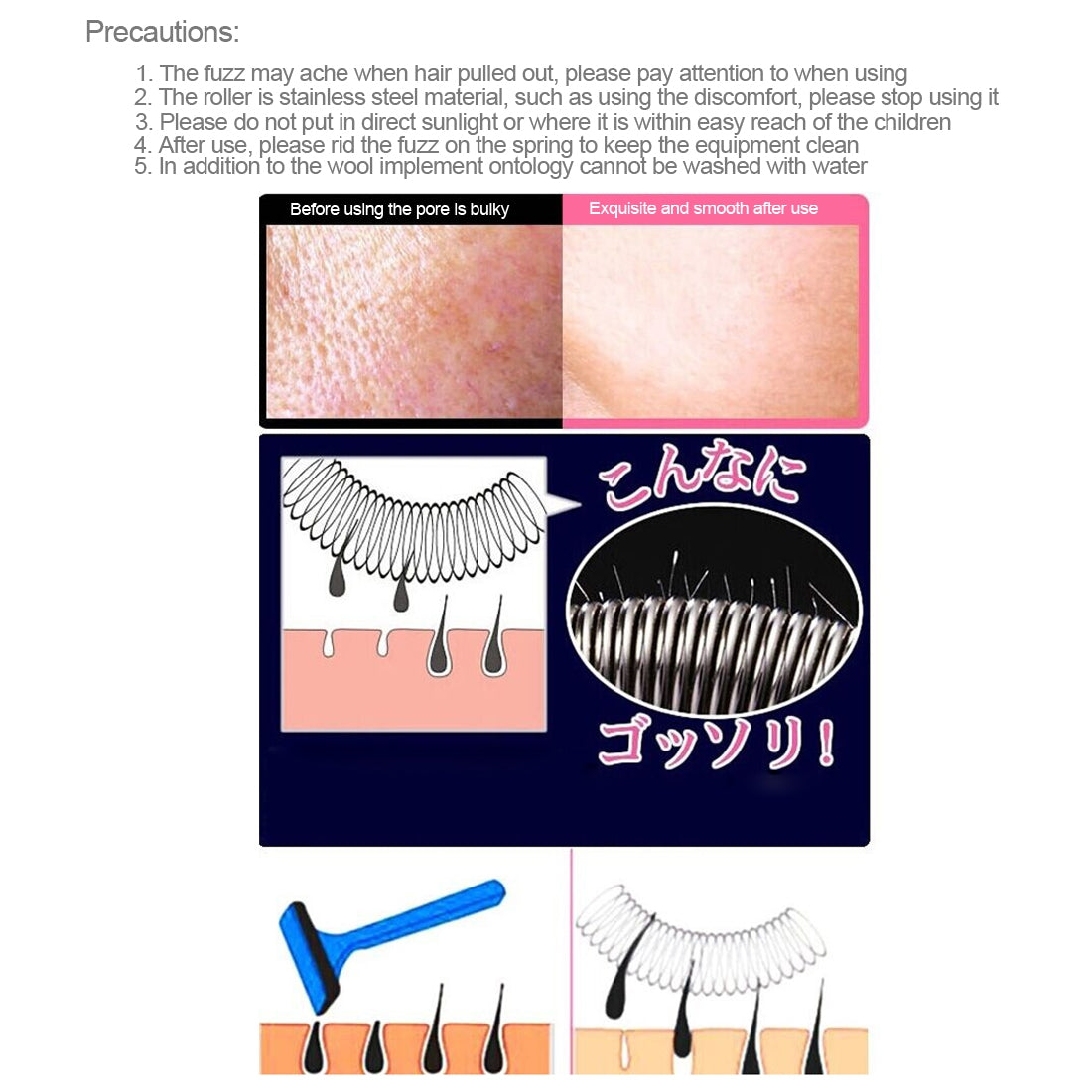 Makeup-Tools-Double-Springs-Facial-Hair-Remover,-Random-Color-Delivery