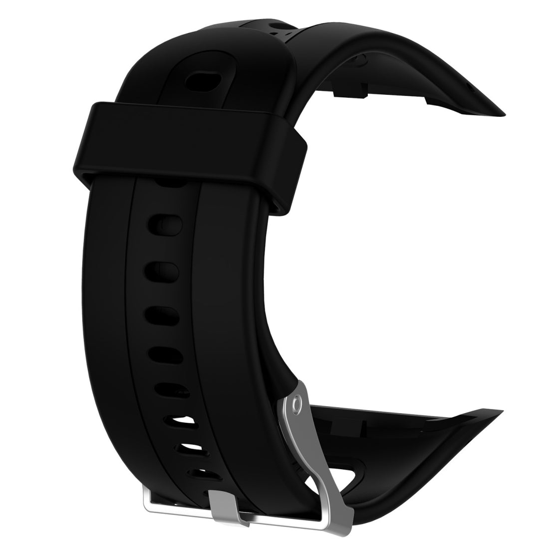Male-Style-Silicone-Sport-Watch-Band-for-Garmin-Forerunner-10-/-15(Black)
