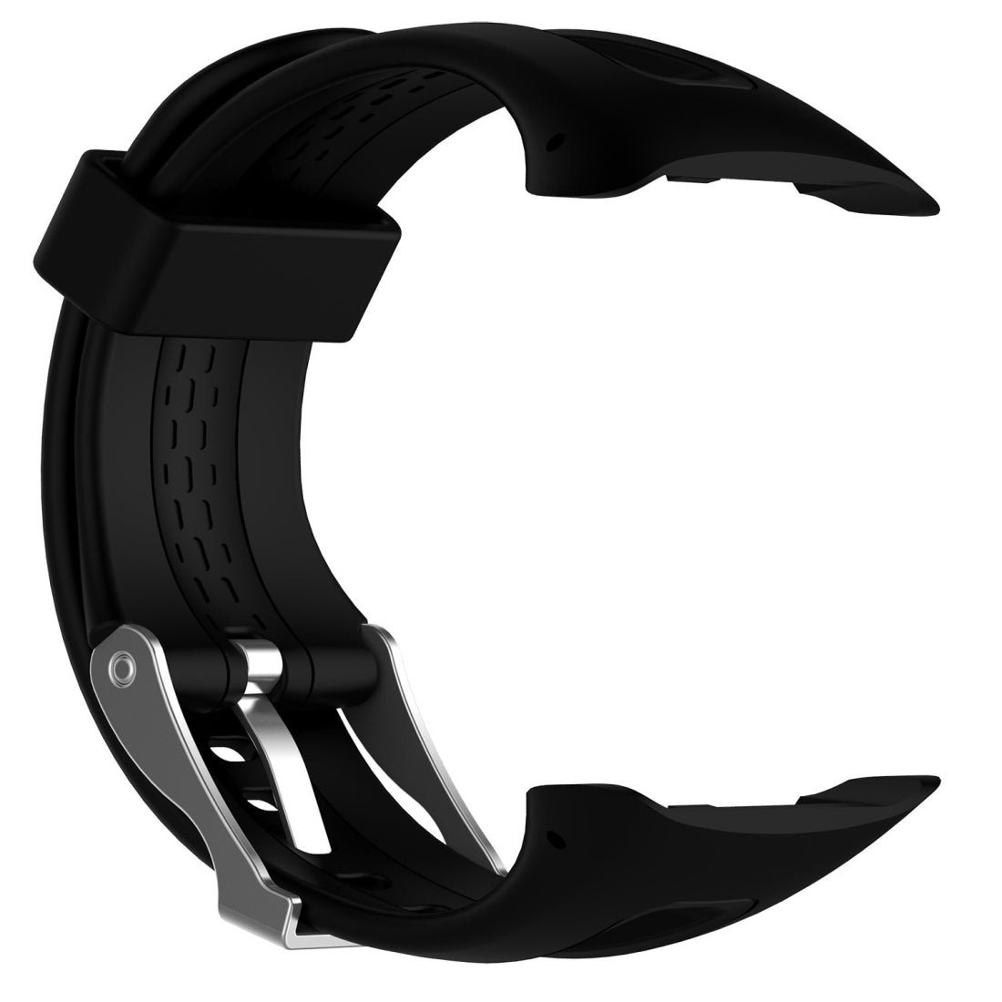 Male-Style-Silicone-Sport-Watch-Band-for-Garmin-Forerunner-10-/-15(Black)