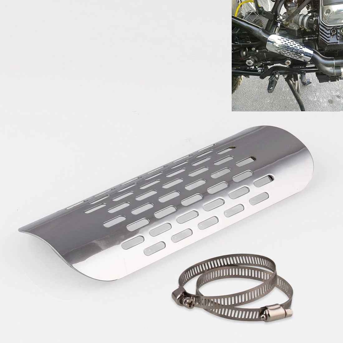 MB-EX014-S-Motorcycle-Modification-Accessories-Iron-75mm-Exhaust-Pipe-Heat-Shield-for-Kawasaki