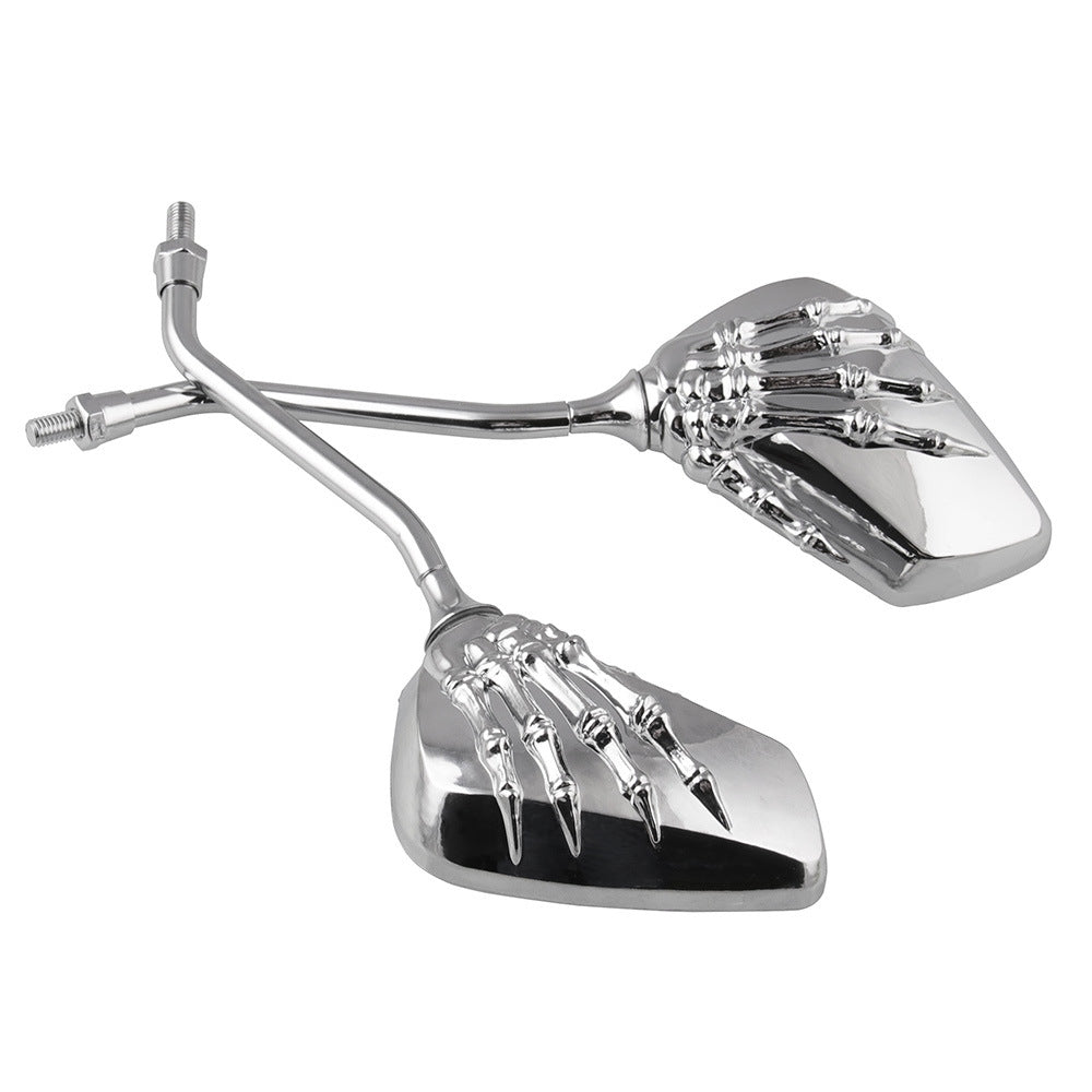 MB-MR011-Motorcycle-Modified-Universal-ABS-Skeleton-Hand-Rear-View-Mirror-Set