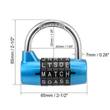 Medium-5-Digit-Alphabet-Wheel-Combination-Lock-Closet-Door-Padlock(Silver)
