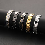 Men-Detachable-Titanium-Steel-Magnetic-Therapy-Bracelet-Jewelry(Silver)
