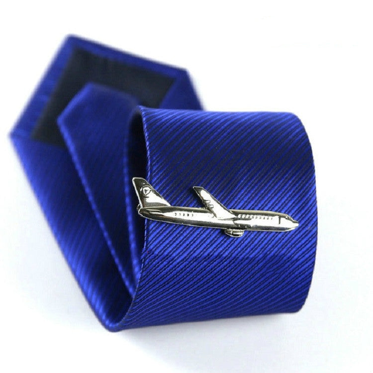 Men-Signature-Metal-Tie-Clip-Clothing-Accessories(Silver-Plane)