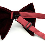 Men-Velvet-Double-layer-Big-Bow-knot-Bow-Tie-Clothing-Accessories(Dark-Green)