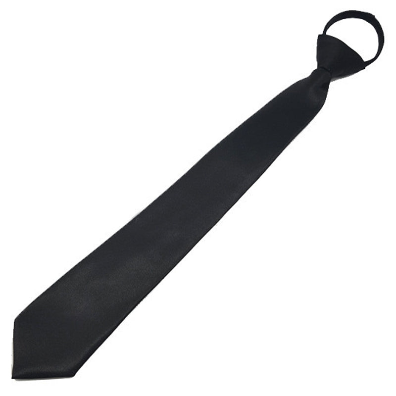 Mens-And-Ladies-Small-Zipper-Tie-Arrow-Shaped-Short-Narrow-Tie,-Style:-Mens