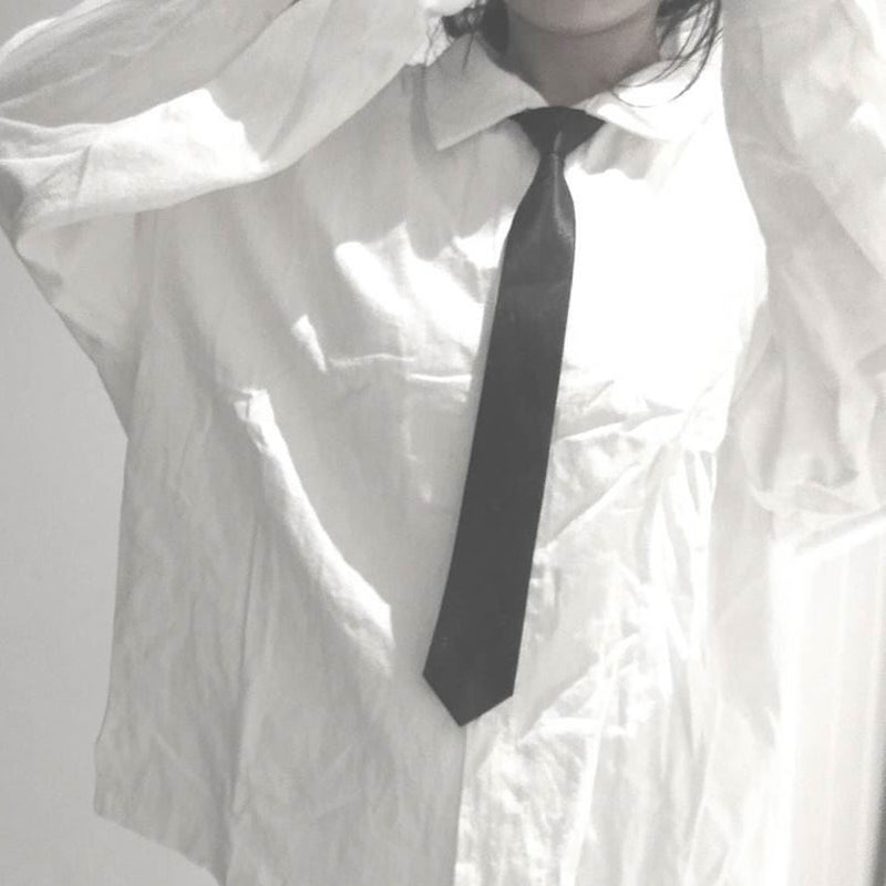 Mens-And-Ladies-Small-Zipper-Tie-Arrow-Shaped-Short-Narrow-Tie,-Style:-Mens