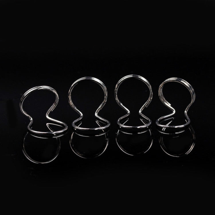 Metal-Spring-Ring-Pick-for-Guitar(Silver)