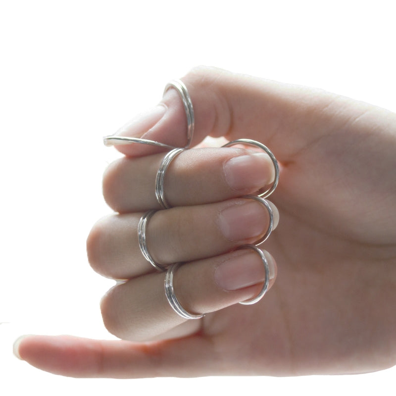Metal-Spring-Ring-Pick-for-Guitar(Silver)