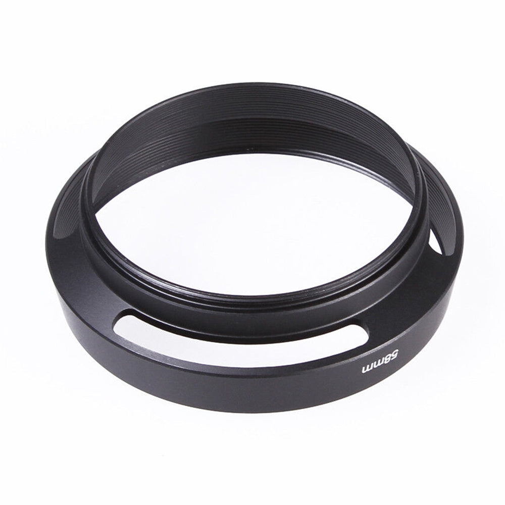 Metal-Vented-Lens-Hood-for-Lens-with-58mm-Filter-Thread(Black)