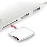 Micro-SD-/-TF-Card-to-SD-Adapter-for-MacBook-Air-/-Pro,-Support-up-to-512GB-(White)