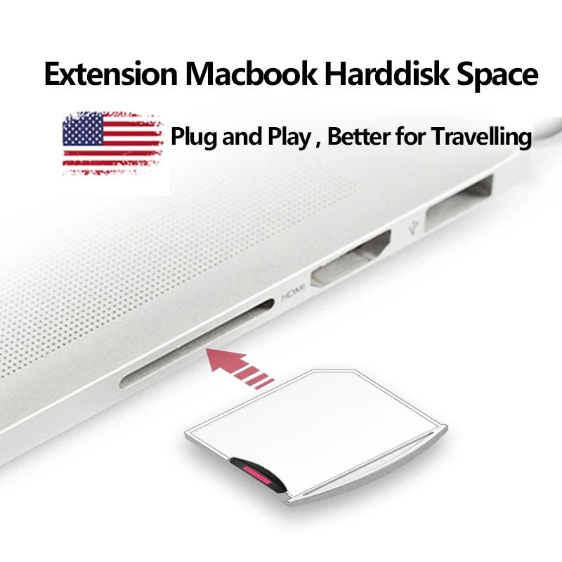 Micro-SD-/-TF-Card-to-SD-Adapter-for-MacBook-Air-/-Pro,-Support-up-to-512GB-(White)