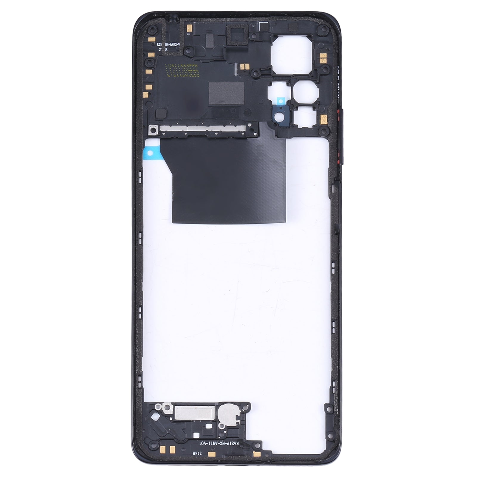 Middle-Frame-Bezel-Plate-for-Xiaomi-Poco-X4-Pro-5G/Redmi-Note-11E-Pro(Black)