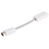 Mini-DVI-TO-HDMI-19Pin-Female-Adapter-for-Macbook-Pro(White)