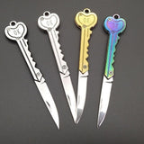 Mini-Key-Knife-Camp-Outdoor-Keyring-Ring-Keychain-Fold-Self-Defense-Security-Multi-Tool(Gold)