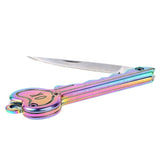 Mini-Key-Knife-Camp-Outdoor-Keyring-Ring-Keychain-Fold-Self-Defense-Security-Multi-Tool(Gold)
