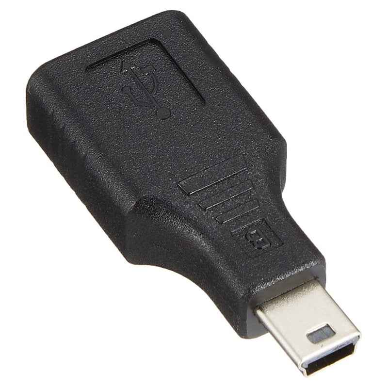 Mini-USB-Male-to-USB-2.0-Female-Adapter-with-OTG-Function(Black)