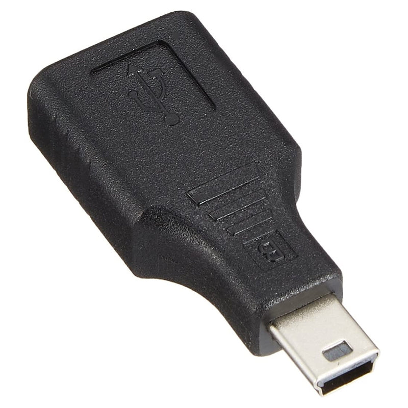 Mini-USB-Male-to-USB-2.0-Female-Adapter-with-OTG-Function(Black)