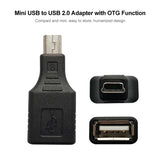 Mini-USB-Male-to-USB-2.0-Female-Adapter-with-OTG-Function(Black)