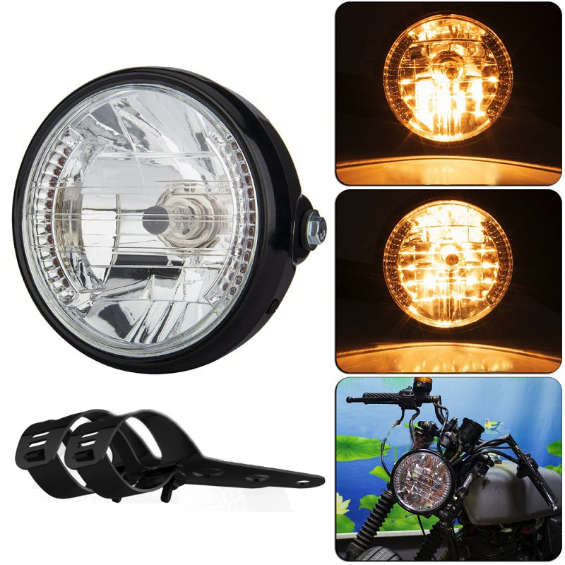 Motorcycle-7-Inch-LED-Headlamp-Angel-Ring-Steering-Function-With-Bracket(Shock-Absorber-Diameter-35-43MM)