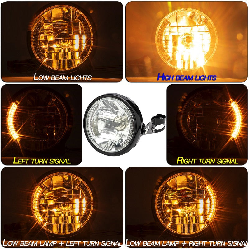 Motorcycle-7-Inch-LED-Headlamp-Angel-Ring-Steering-Function-With-Bracket(Shock-Absorber-Diameter-35-43MM)