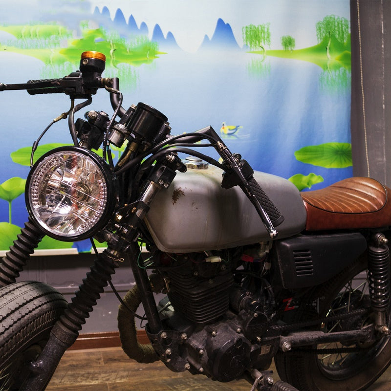 Motorcycle-7-Inch-LED-Headlamp-Angel-Ring-Steering-Function-With-Bracket(Shock-Absorber-Diameter-35-43MM)