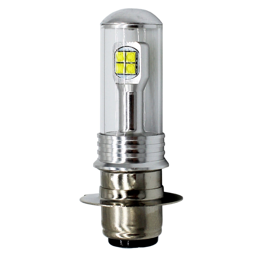 Motorcycle-Headlights-750LM-6000K-White-H6M/P15D-40W-8-LED-Bulbs,-DC-12-24V