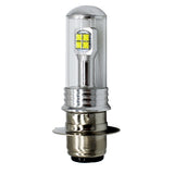 Motorcycle-Headlights-750LM-6000K-White-H6M/P15D-40W-8-LED-Bulbs,-DC-12-24V