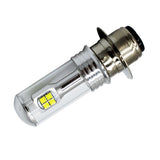 Motorcycle-Headlights-750LM-6000K-White-H6M/P15D-40W-8-LED-Bulbs,-DC-12-24V