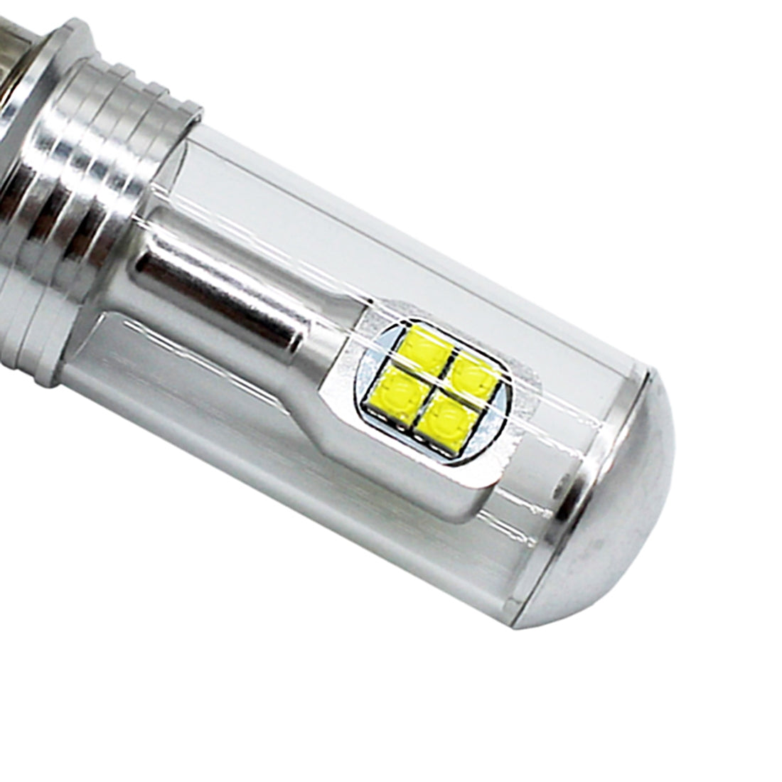 Motorcycle-Headlights-750LM-6000K-White-H6M/P15D-40W-8-LED-Bulbs,-DC-12-24V