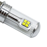 Motorcycle-Headlights-750LM-6000K-White-H6M/P15D-40W-8-LED-Bulbs,-DC-12-24V