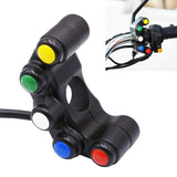 Motorcycle-Headlight-Auxiliary-Light-Horn-Switches-Aluminum-Alloy-Five-position-Faucet-Switches-with-Light