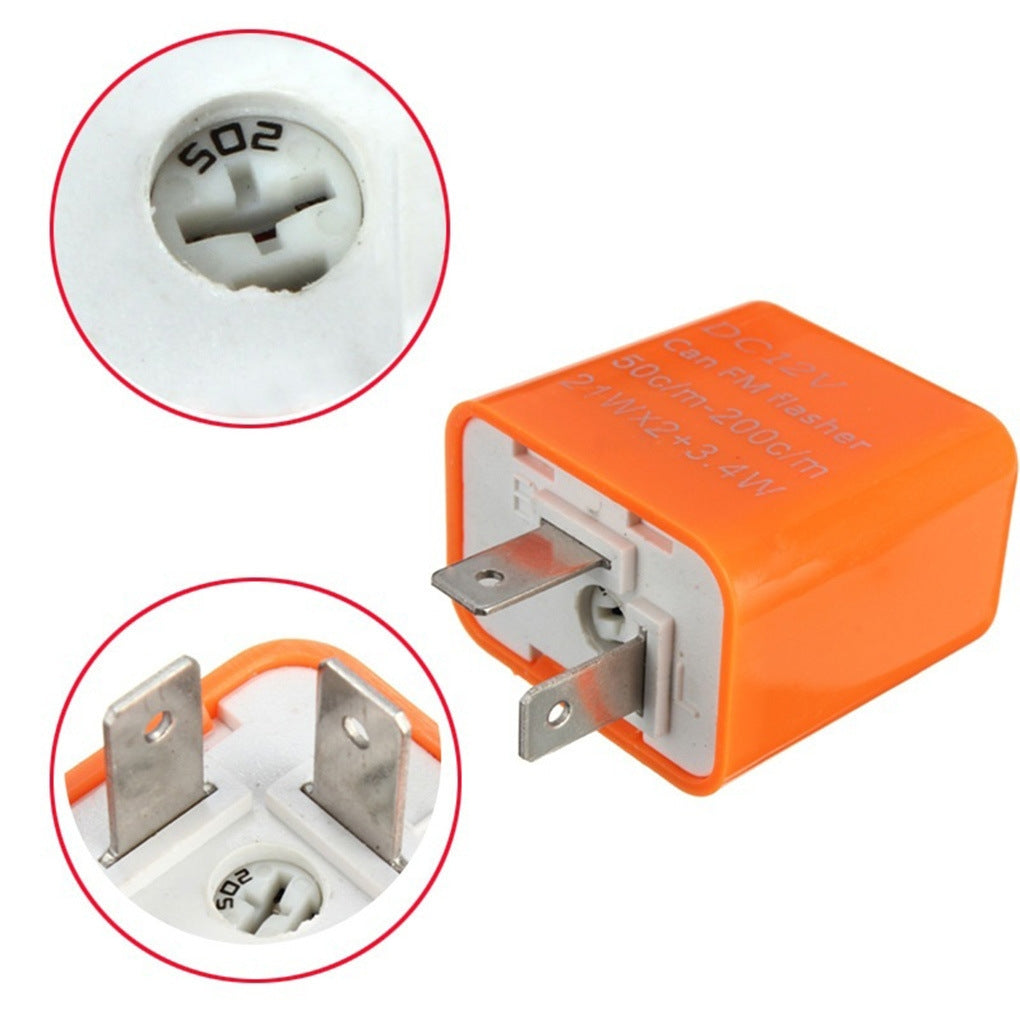 Motorcycle-LED-Turn-Signal-Relay(Fresh-Orange)