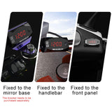 Motorcycle-Multi-functional-2-in-1-Digital-Display-Voltmeter-+-Electronic-Clock,-6-30V-IP67-(Red-Light)
