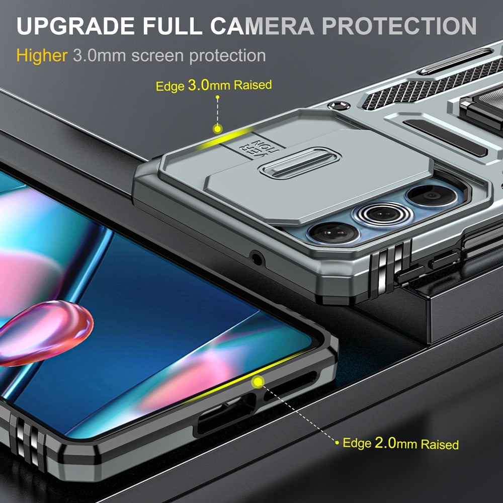 Motorola-Edge-30-Pro-Armor-PC-+-TPU-Camera-Shield-Phone-Case(Grey)