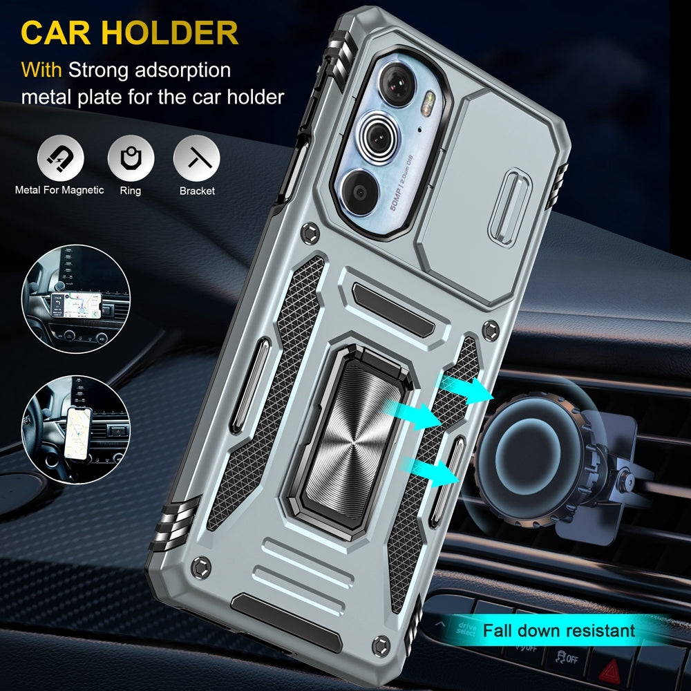 Motorola-Edge-30-Pro-Armor-PC-+-TPU-Camera-Shield-Phone-Case(Grey)