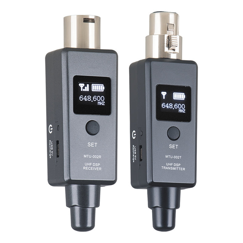MTU-002-Microphone-Wireless-System-UHF-DSP-Transmitter-&-Receiver-Mic/Line-Two-Modes