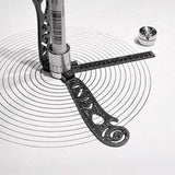 Multi-functional-Drawing-Ruler-Creative-Drawing-Tool-Magnetic-Compass-Ruler(Black)