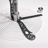 Multi-functional-Drawing-Ruler-Creative-Drawing-Tool-Magnetic-Compass-Ruler(Black)