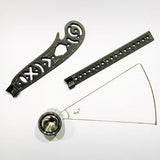 Multi-functional-Drawing-Ruler-Creative-Drawing-Tool-Magnetic-Compass-Ruler(Black)