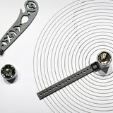 Multi-functional-Drawing-Ruler-Creative-Drawing-Tool-Magnetic-Compass-Ruler(Black)