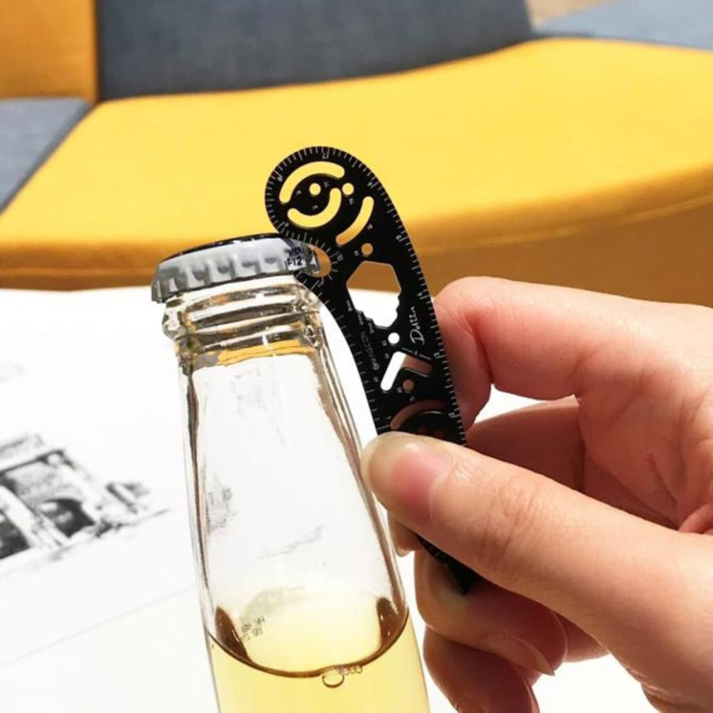 Multi-functional-Drawing-Ruler-Creative-Drawing-Tool-Magnetic-Compass-Ruler(Black)