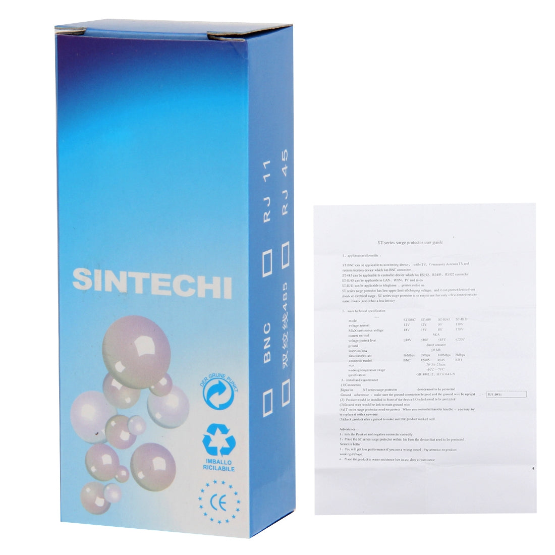 Network-Arrester-Surge-Protector(Silver)