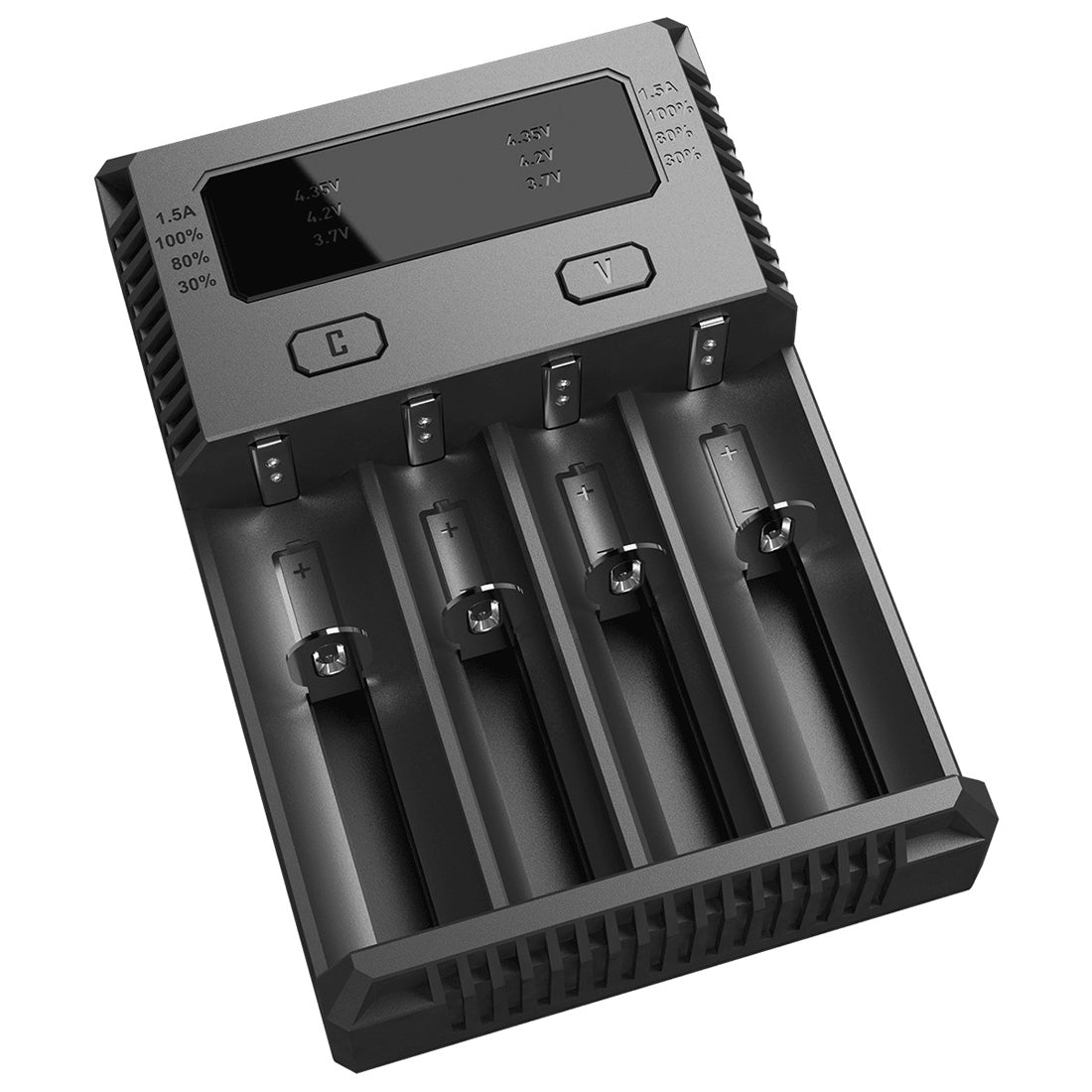 NEW-i4-Intelligent-Digi-Smart-Charger-with-LED-Indicator-for-14500,-16340-(RCR123),-18650,-22650,-26650,-Ni-MH-and-Ni-Cd-(AA,-AAA)-Battery