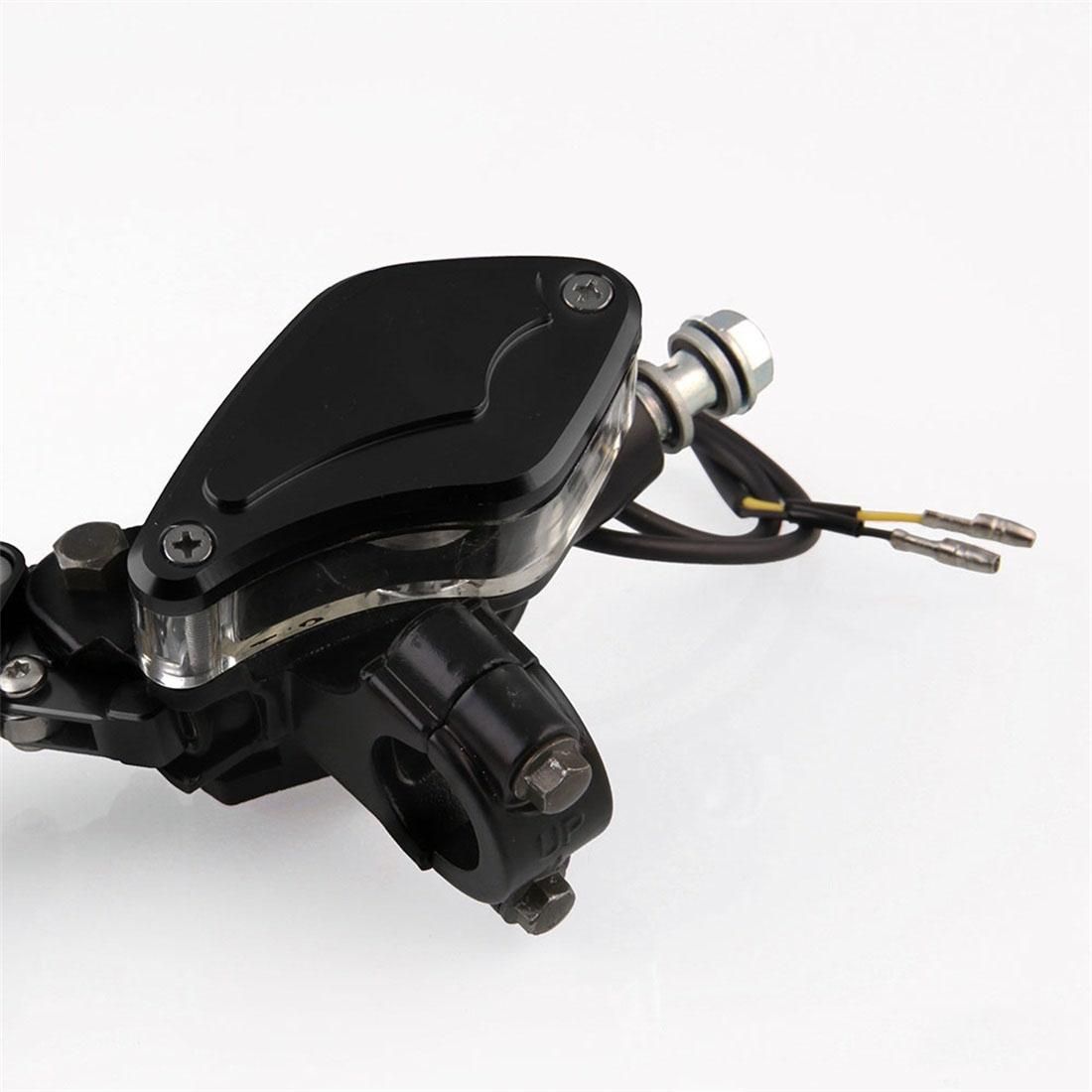 Leaf Shape Modified Motorcycle Hand Brake Clutch Hydraulic Brake Lever (Silver)