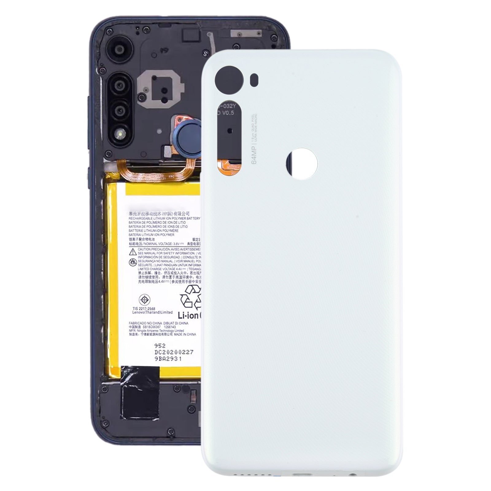 Original-Battery-Back-Cover-for-Motorola-Moto-One-Fusion-Plus-PAKF0002IN-(White)