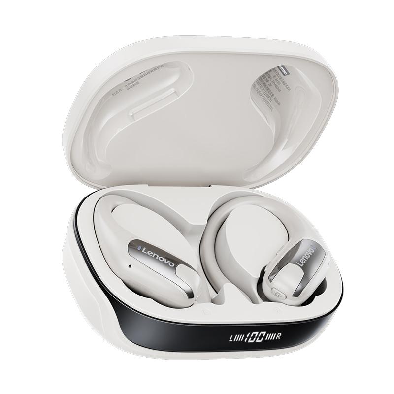 Original-Lenovo-EA305-Ear-mounted-Digital-Display-True-Wireless-Bluetooth-Earphones(Rock-White)